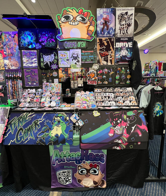 CURRENT TABLE SET UP (6' table; from Furlandia 2026)